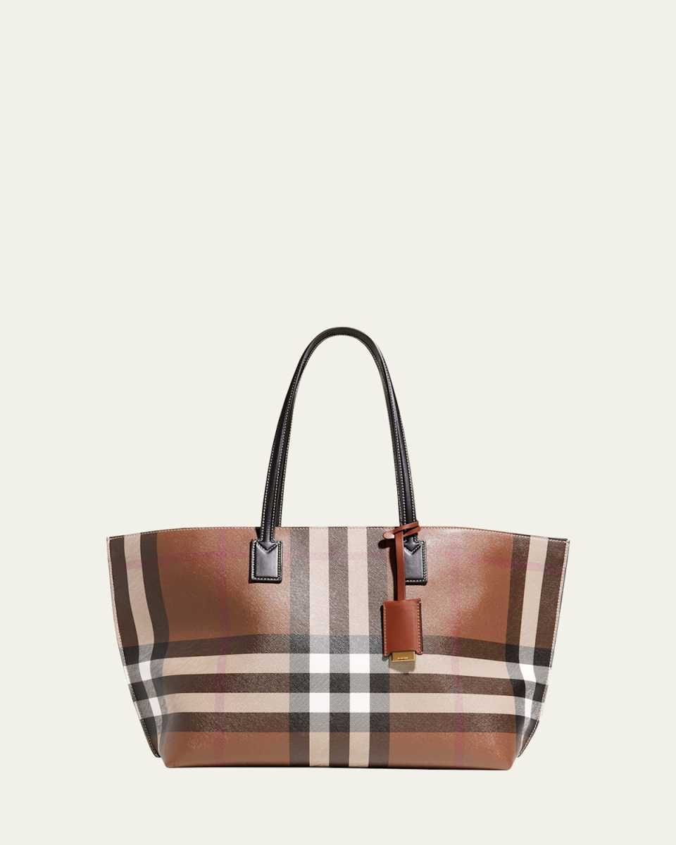 Check E-Canvas Tote Bag